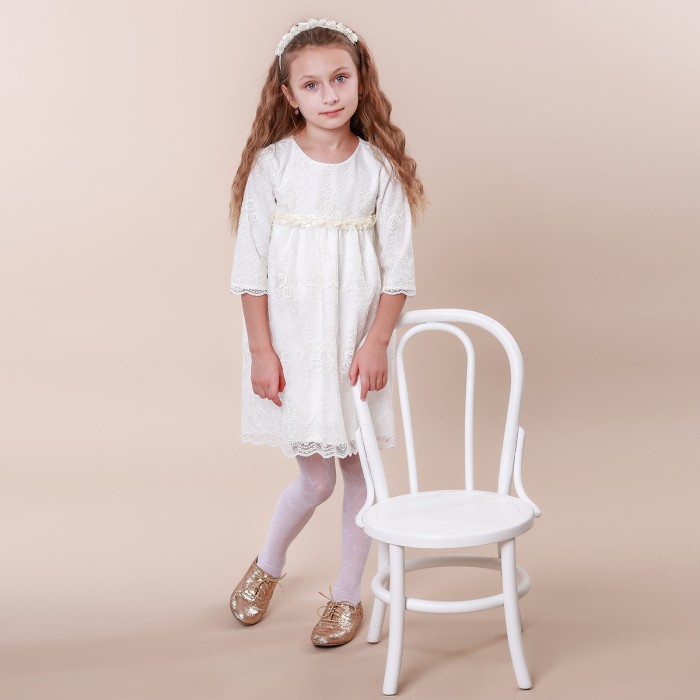 Adorable Girl's Lace Flower Dress