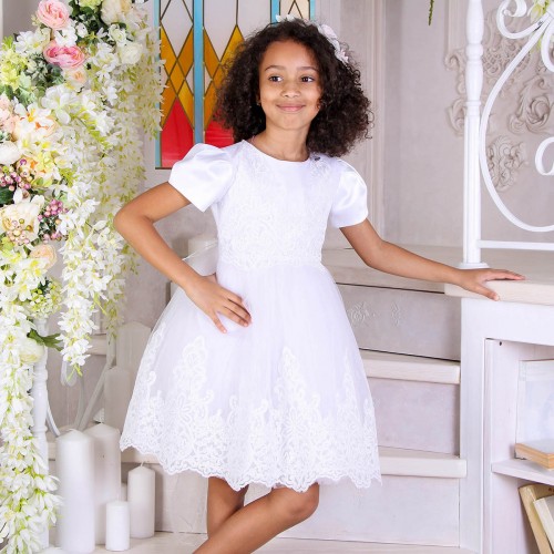 TERESA Girl Lace Short Dress 