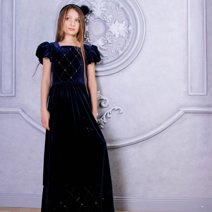 Soft and Stylish Aria Velvet Velour Dress
