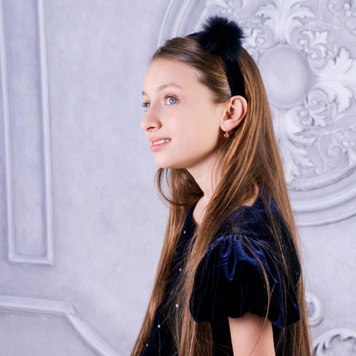 Soft and Stylish Aria Velvet Velour Dress