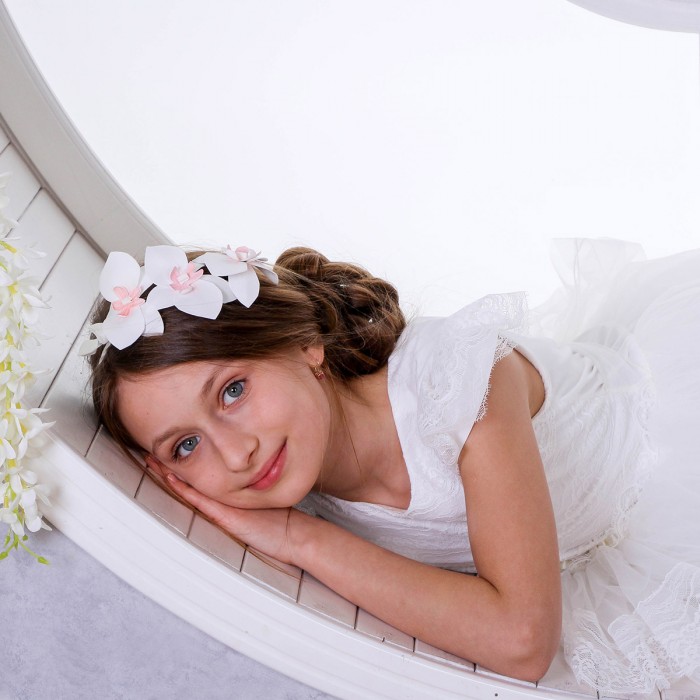 Ivory Lace Vintage-Inspired Special Occasion Dress