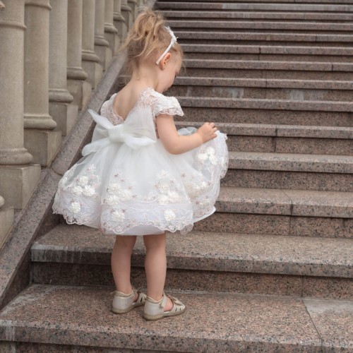 CAMILA Toddler Tiered Flower Girl Dress 