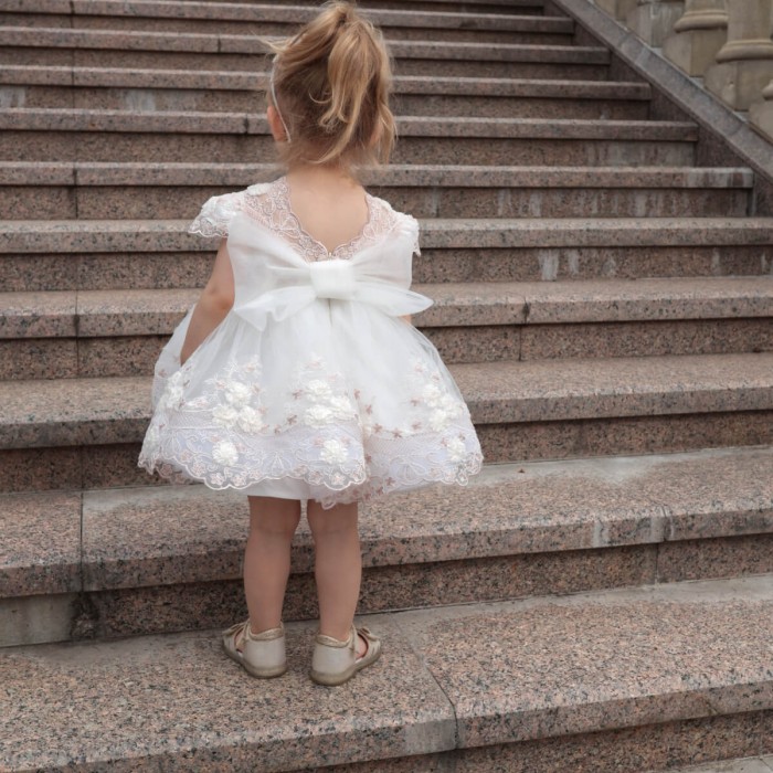 Adorable CAMILA Toddler Tiered Flower Girl Dress