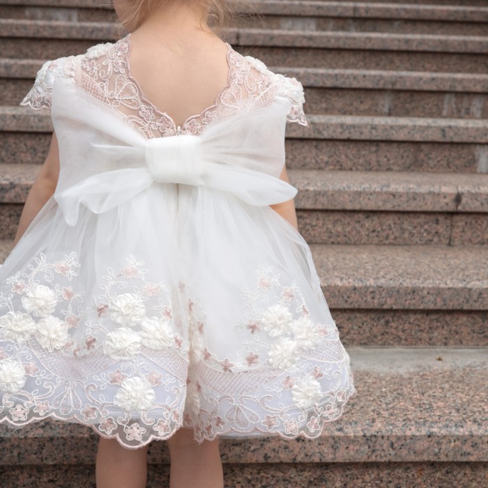 Adorable CAMILA Toddler Tiered Flower Girl Dress