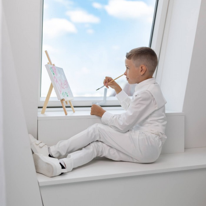HUGO Communion White Suit 