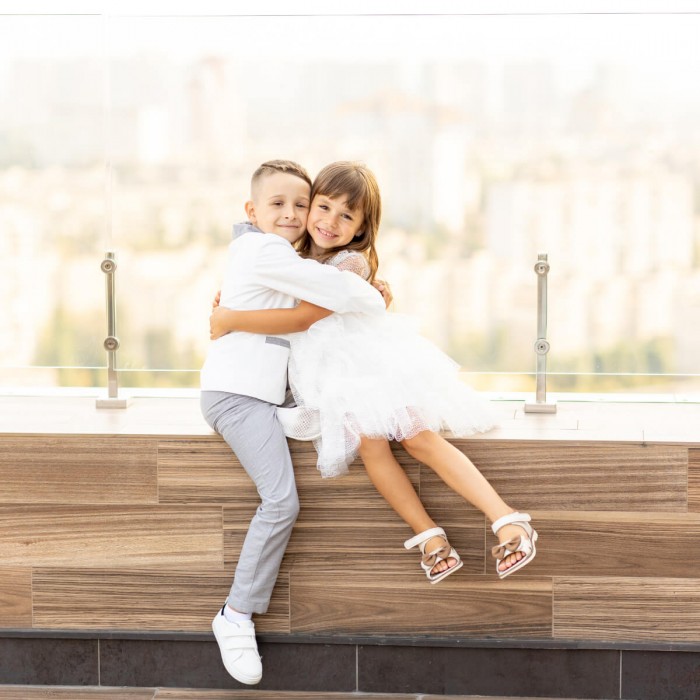 FELIX's Stylish First Communion Linen 4-Piece Suit