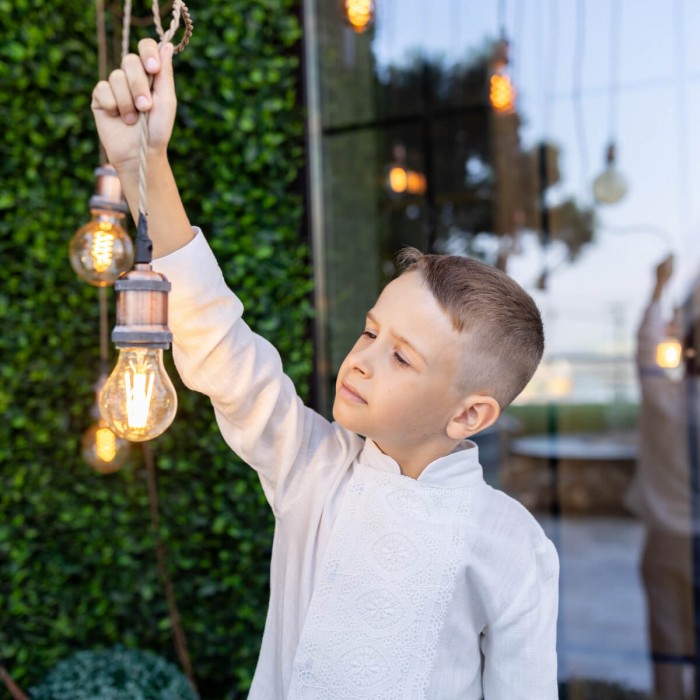 Stylish LUCAS Communion 2 pieces Linen Suit