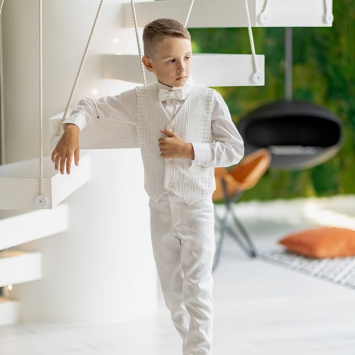 First Communion Suit, 4 pieces, Custom Made - MARCEL 