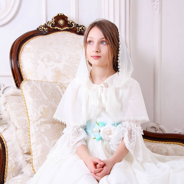 Kids Hooded Mantilla Veil