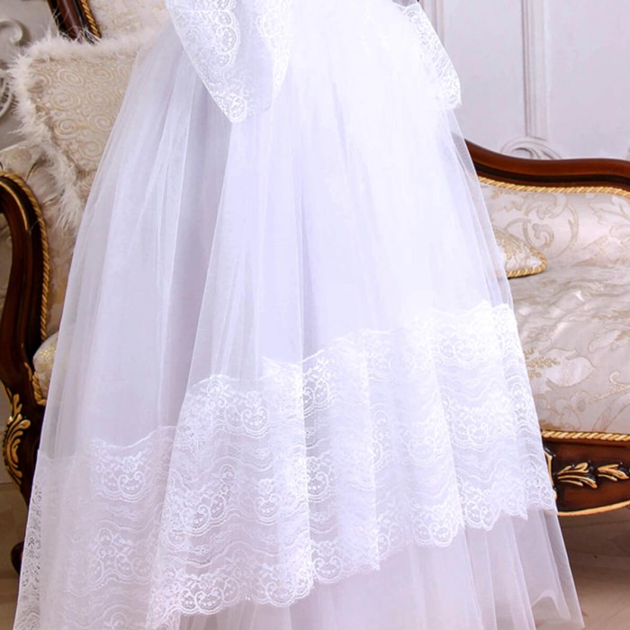 ISABELLA Lace First Communion Dress in Ivory