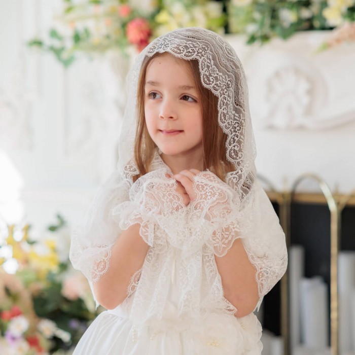 Silk First Communion Dress