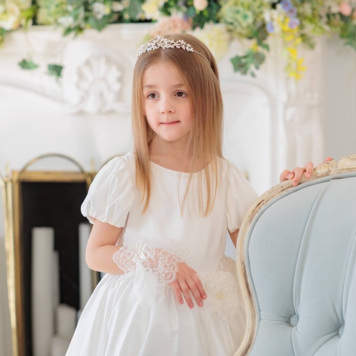 Silk First Communion Dress