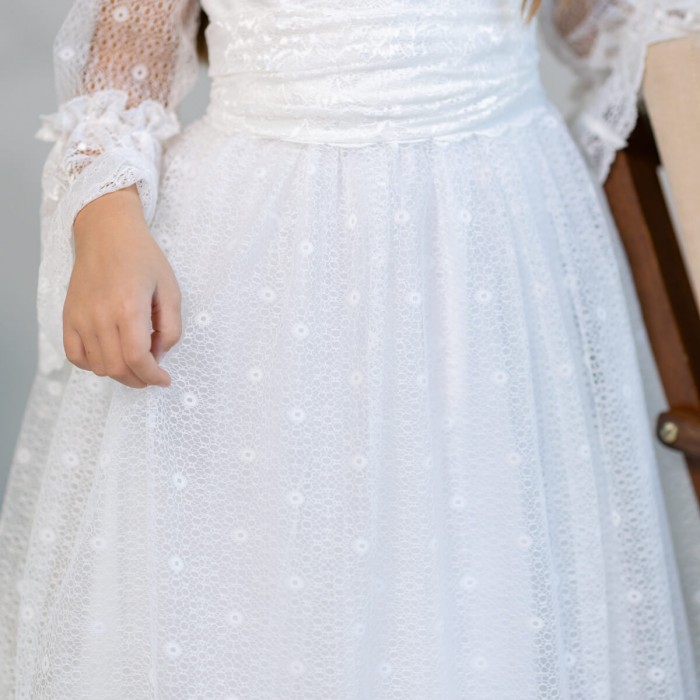 KAYA Elegant Communion Dress with Matching Veil