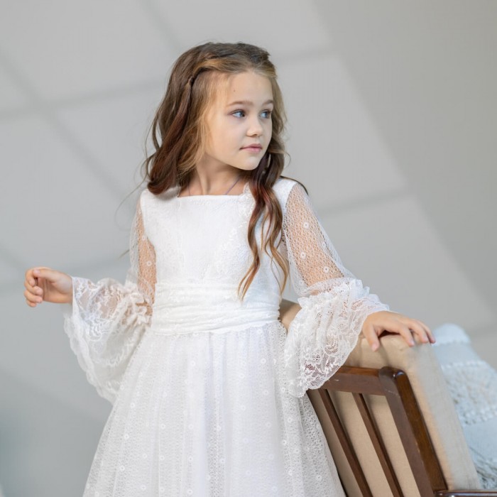 KAYA Elegant Communion Dress with Matching Veil