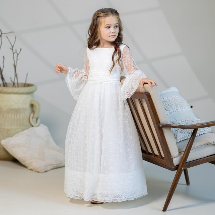 KAYA Elegant Communion Dress with Matching Veil