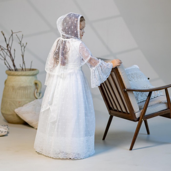 Communion Veil Caped Mantilla KAYA