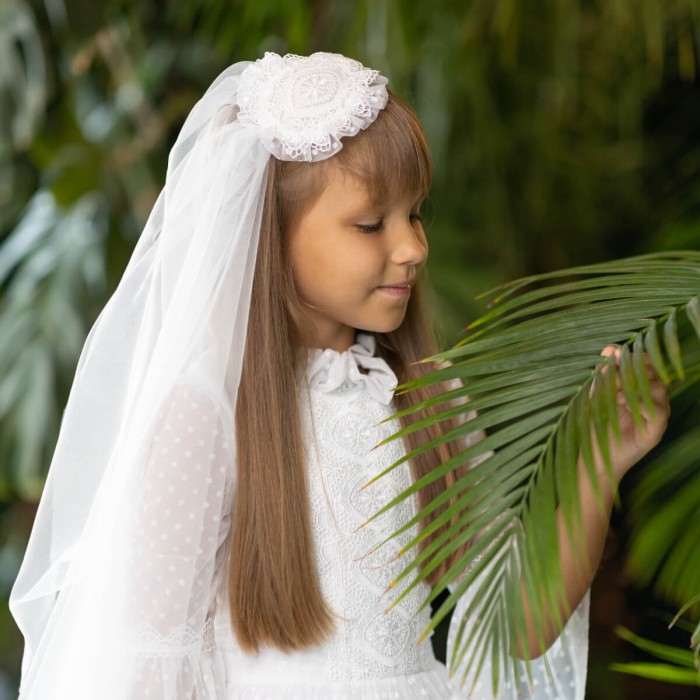 Stunning MILA Headband with Veil 