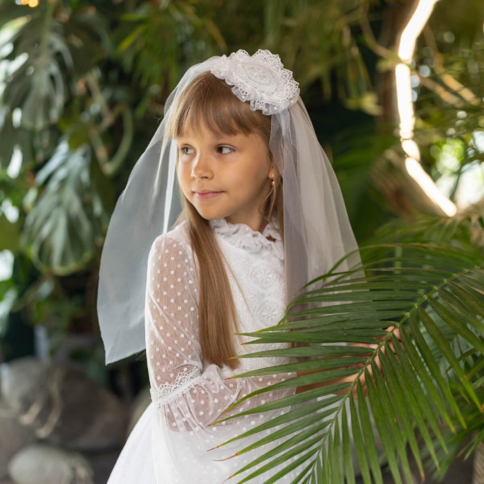 Stunning MILA Headband with Veil 