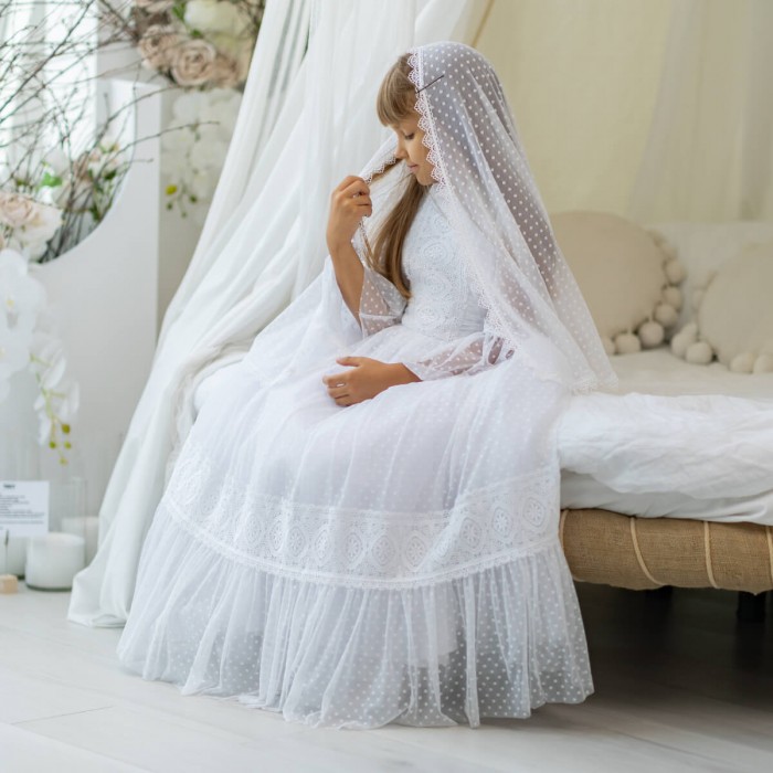 MILA Communion Mantilla Veil 