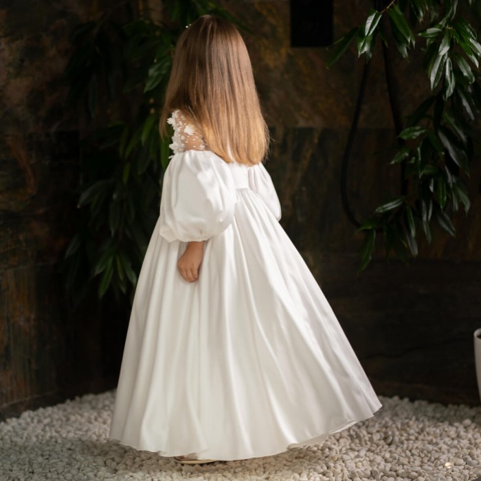 ALORA Silk First Communion Dress