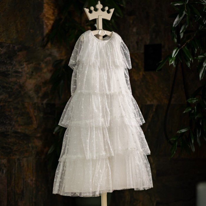 Stunning ELIZA Cascade Tulle Holy Communion Dress