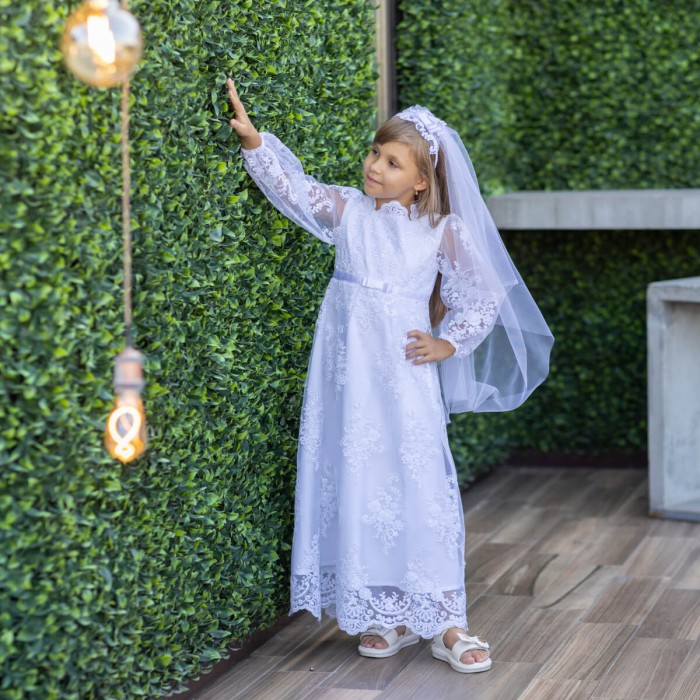 Stylish NILA Simple Lace First Communion Dress