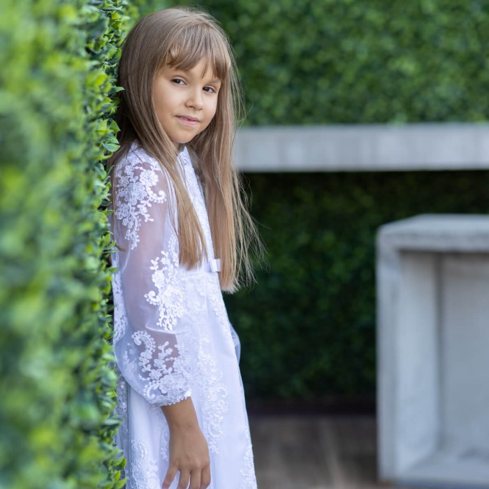 Stylish NILA Simple Lace First Communion Dress