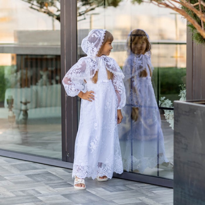 Stylish NILA Simple Lace First Communion Dress
