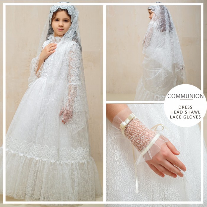 AMELIA Lace First Communion Dress