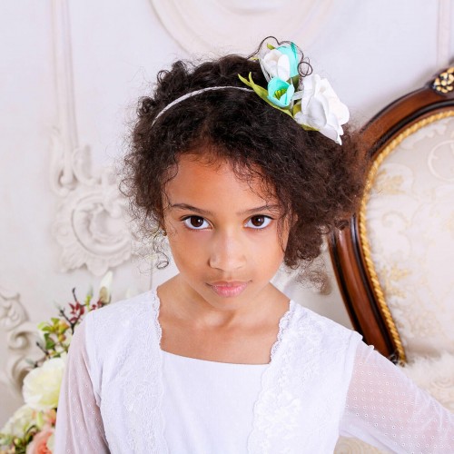 Handmade Flower Hairband – Custom Colors Available - ARIEL