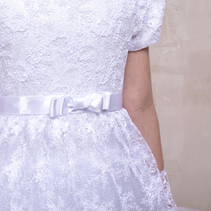 AURORA Elegant Long Lace Communion Dress