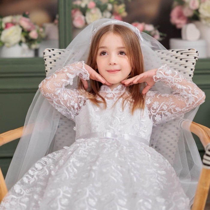 White First Communion Dress