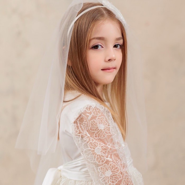 LONDON Lace Holy Communion Dress for Girl