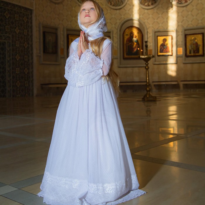White First Communion Dress