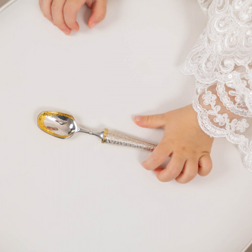 Baby's Silver and Gold Spoon