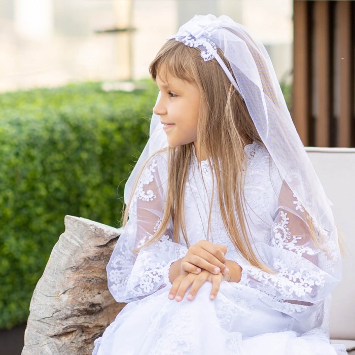 NILA Communion Headband Veil