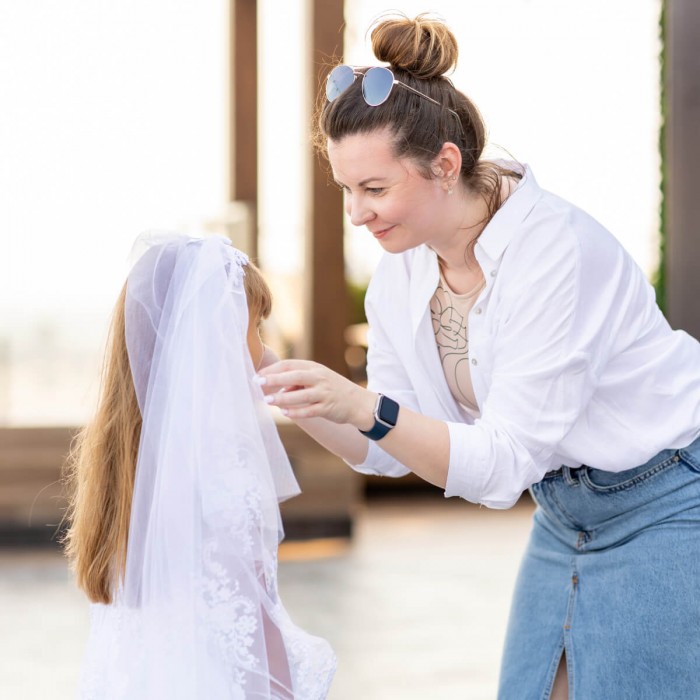 NILA Communion Headband Veil